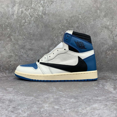 AIR JORDAN - Air Jordan 1 High OG SP "Travis Scott - Fragment" Military Blue - Hanorio