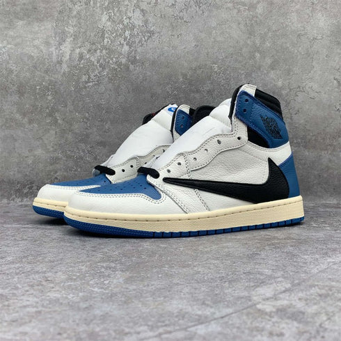 AIR JORDAN - Air Jordan 1 High OG SP "Travis Scott - Fragment" Military Blue - Hanorio