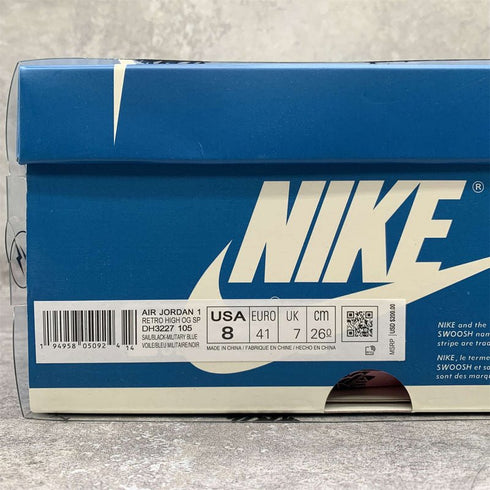 AIR JORDAN - Air Jordan 1 High OG SP "Travis Scott - Fragment" Military Blue - Hanorio