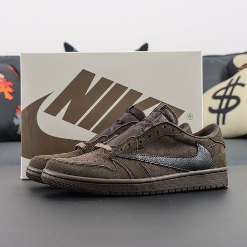 AIR JORDAN - Air Jordan 1 Low OG "Travis Scott - Velvet Brown" - Hanorio