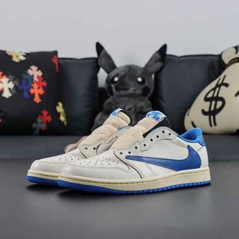 AIR JORDAN - Air Jordan 1 Low "Travis Scott - Fragment - Sail" - Hanorio