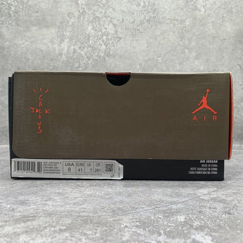 AIR JORDAN - Air Jordan 6 Retro "Cactus Jack - Travis Scott" - Hanorio