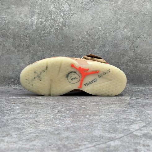 AIR JORDAN - Air Jordan 6 Retro Sample "Travis Scott - British Khaki" - Hanorio