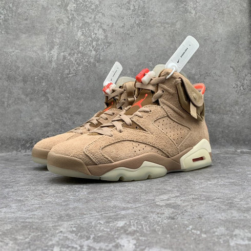 AIR JORDAN - Air Jordan 6 Retro Sample "Travis Scott - British Khaki" - Hanorio