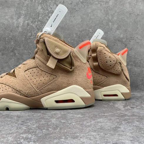 AIR JORDAN - Air Jordan 6 Retro Sample "Travis Scott - British Khaki" - Hanorio