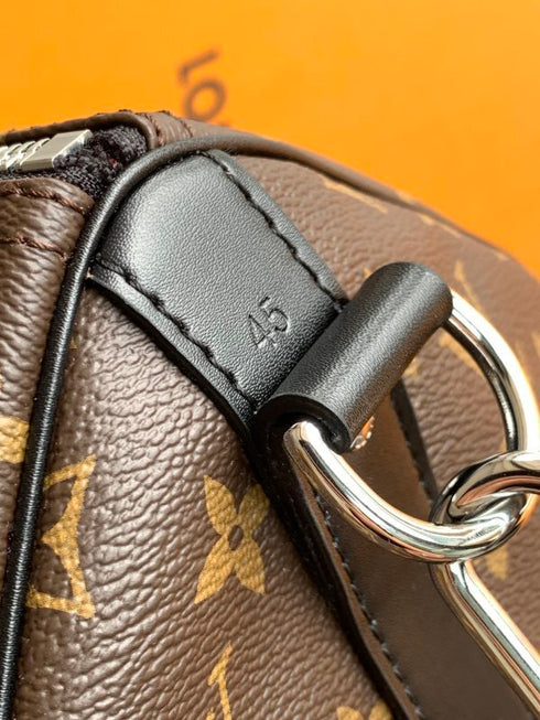 Sac Louis Vuitton Keepall Bandoulière 45 – Monogram Macassar