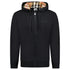 Burberry Hoodie Zip Logo – Noir
