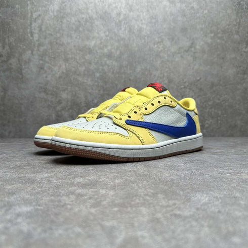 AIR JORDAN - JORDAN 1 RETRO LOW OG WMNS "TRAVIS SCOTT - CANARY" - Hanorio