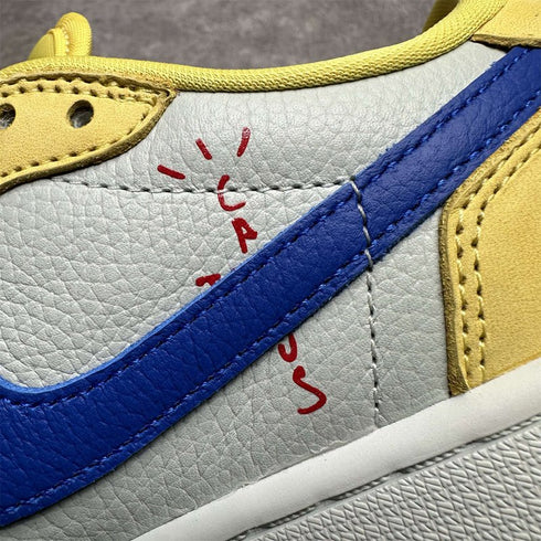 AIR JORDAN - JORDAN 1 RETRO LOW OG WMNS "TRAVIS SCOTT - CANARY" - Hanorio