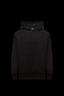MONCLER - Moncler Sweat Noir à Capuche Réglable en Coton - Hanorio