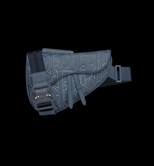 DIOR - Sac Saddle Dior Gravity Outline bleu marine - Hanorio
