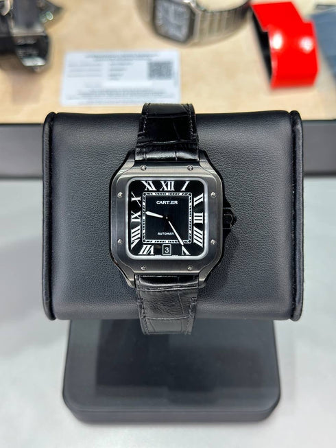 CARTIER - Santos De Cartier Noir Large - Hanorio