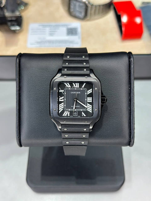 CARTIER - Santos De Cartier Noir Large - Hanorio