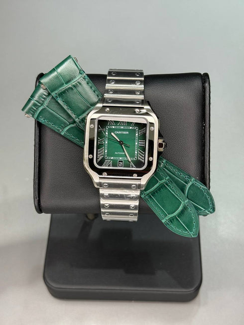 CARTIER - Santos de Cartier Smoky Green Large - Hanorio