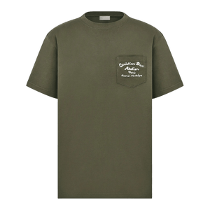DIOR - T-shirt Dior “Christian Dior Atelier” Relaxed Fit Khaki - Hanorio